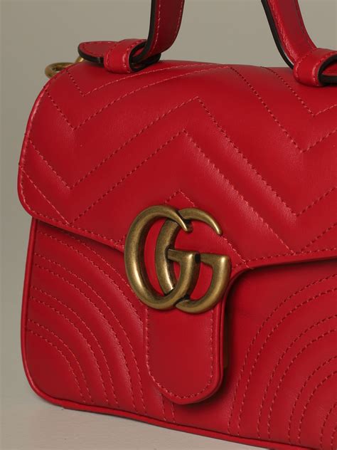 red gucci bag small|Gucci mini crossbody bags.